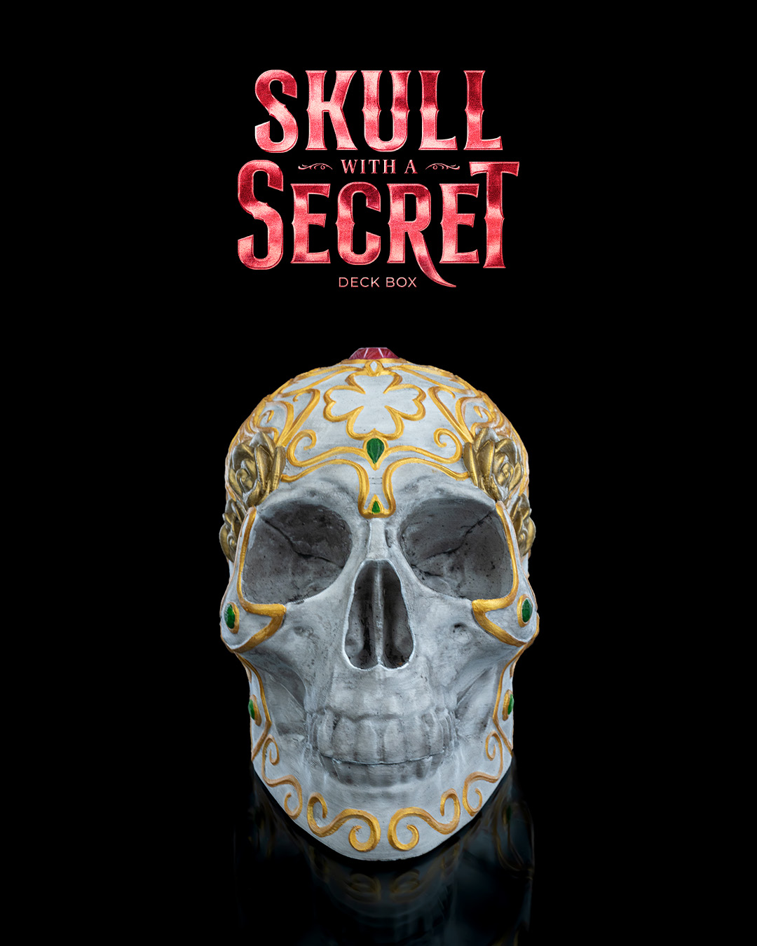 Skull with a Secret Deck box